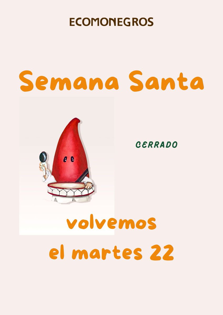 Volvemos el martes 22