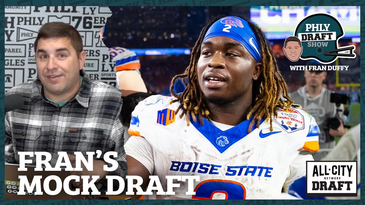 PHLY Eagles (@phly_eagles) on Twitter photo Now live: The PHLY Draft Show with <a href="/FDuffyNFL/">Fran Duffy</a>, as we review his 7-round NFL Mock Draft.
youtube.com/watch?v=GFz6h_… Now live: The PHLY Draft Show with <a href="/FDuffyNFL/">Fran Duffy</a>, as we review his 7-round NFL Mock Draft.
youtube.com/watch?v=GFz6h_…