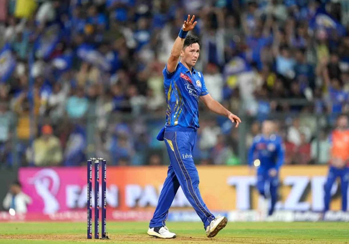 Kiwiscricketfan's tweet photo. Mumbai Indians needed 163 to win

Trent Boult another good bowling in death overs finished with match figure 4-0-29-1.

#IPL2025 #MIvSRH https://t.co/3Ktk44orms