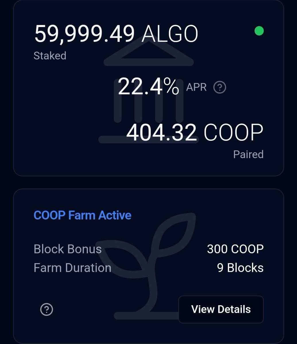 BlockedByKirkHerbstreit.algo (@blockedbyherbie) on Twitter photo Imagine fading $COOP and Myth Finance right now.
First block proposed on <a href="/Myth_Finance/">Myth Finance</a> securing the $ALGO network and gaining 404 $COOP.
Many more blocks to come. Imagine fading $COOP and Myth Finance right now.
First block proposed on <a href="/Myth_Finance/">Myth Finance</a> securing the $ALGO network and gaining 404 $COOP.
Many more blocks to come.