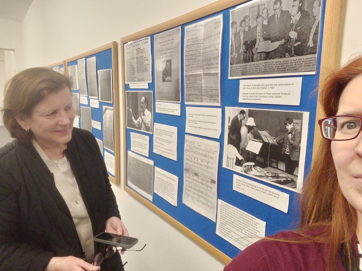 TDEDionysus's tweet image. Really great to see our @joubertcomposer exhibit up at @MoseleyExchange - fab to be there with @annajoubert 

🙏 @moseleyhistory for sharing this #Birmingham #SouthAfrican #composer, part of #Moseley history!

Octet 🔉 li.sten.to/f5xmm2q0
#PremiereRecording