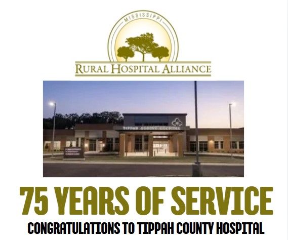 MRHAlliance's tweet photo. Congratulations to RHA Member Tippah County Hospital in Ripley on celebrating 75 years of serving their community! https://t.co/o2hb0NT7zm