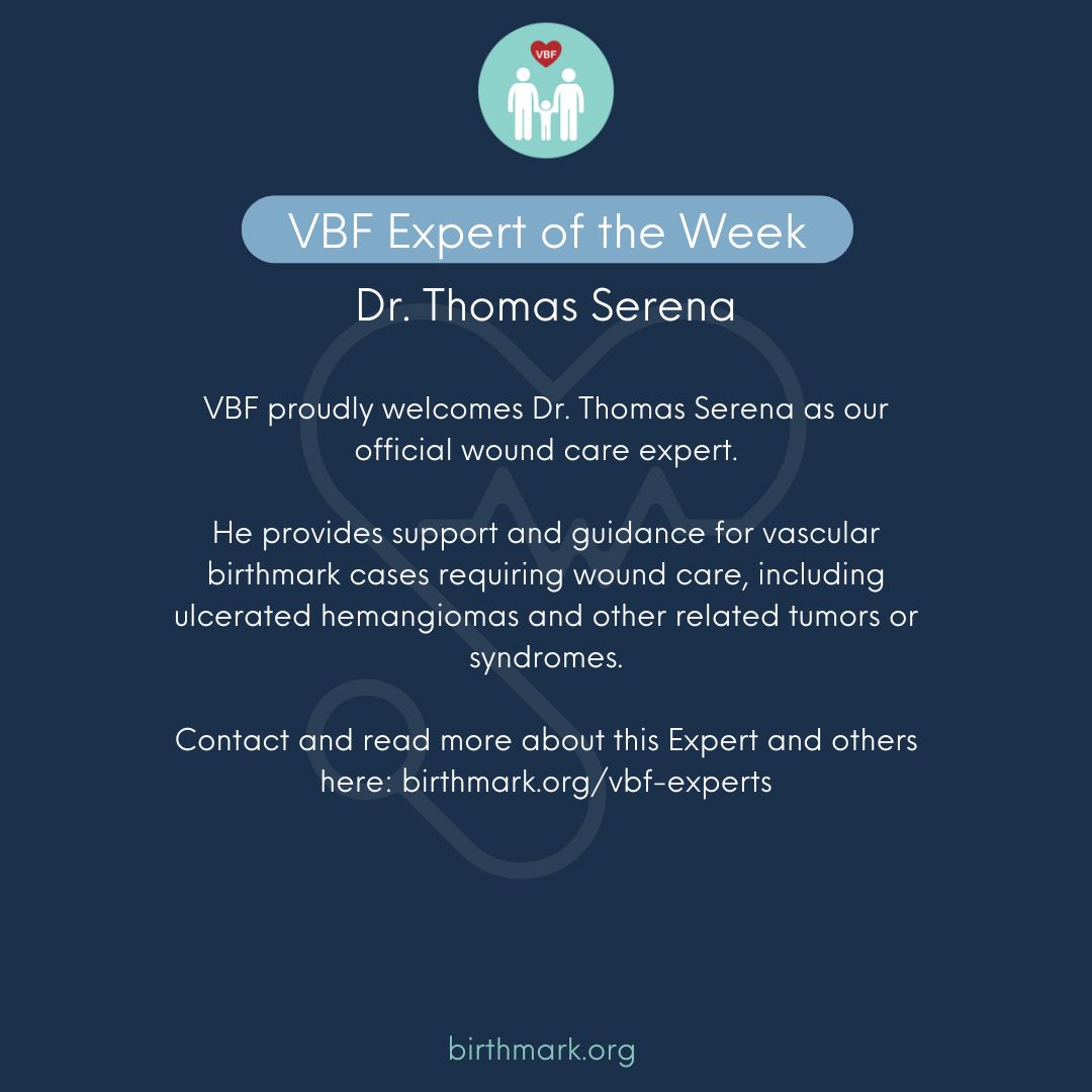 VBirthmarks's tweet photo. Presenting our #VBF Expert of the Week!
Dr. Thomas Serena
Contact or read more about this Expert by visiting one of the links below:
https://t.co/sMlxLjZYuY
#ExpertOfTheWeek #VBFExperts #ExpertAdvice #VascularBirthmarksFoundation #LaserExpert #VascularAnomalies #WoundCare https://t.co/ge6rLCocCQ