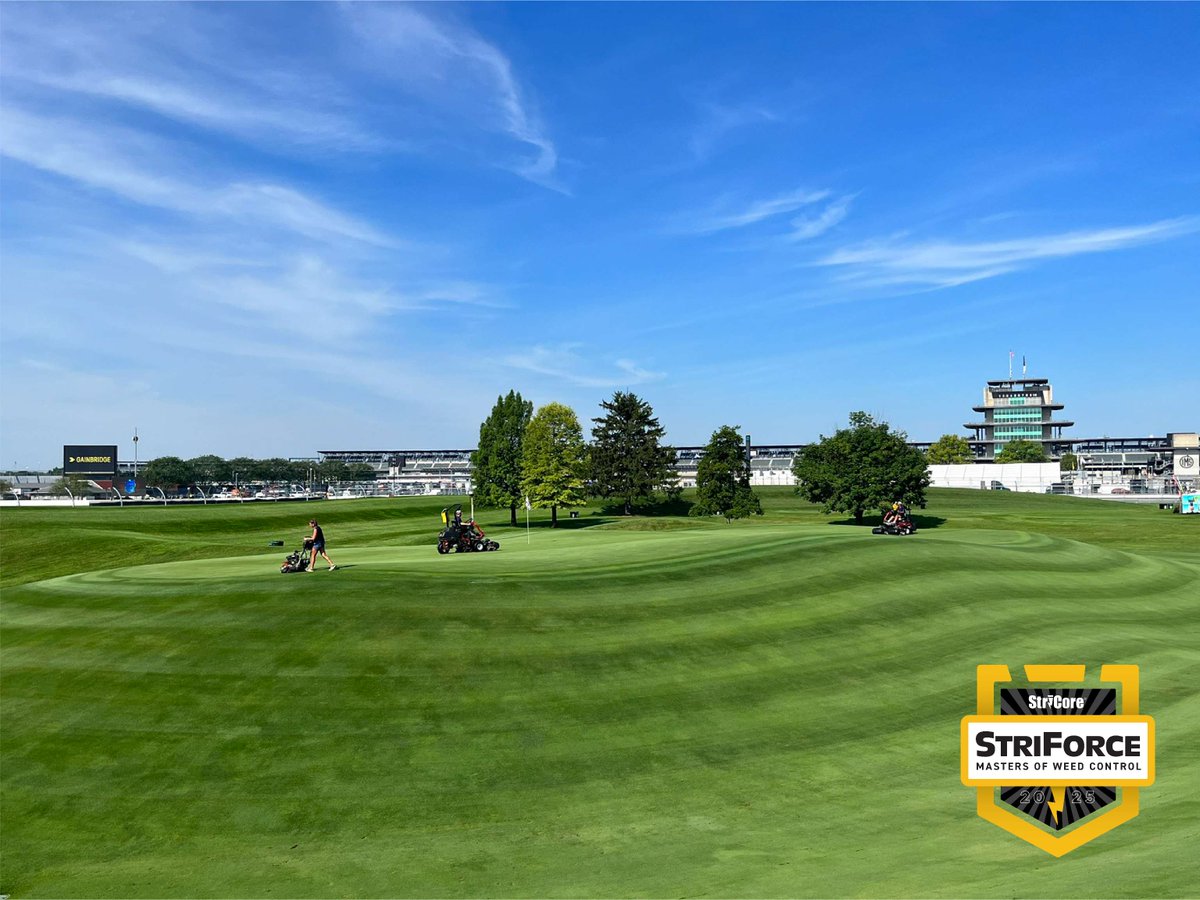 Ryan Franklin, CGCS, is the Senior Manager at the Indianapolis Motor Speedway, overseeing the track, campus, and Brickyard Crossing Golf Course—one of the world’s most unique courses.

Ryan uses innovative tools like StriCore® Herbicide to maintain elite turf conditions.
