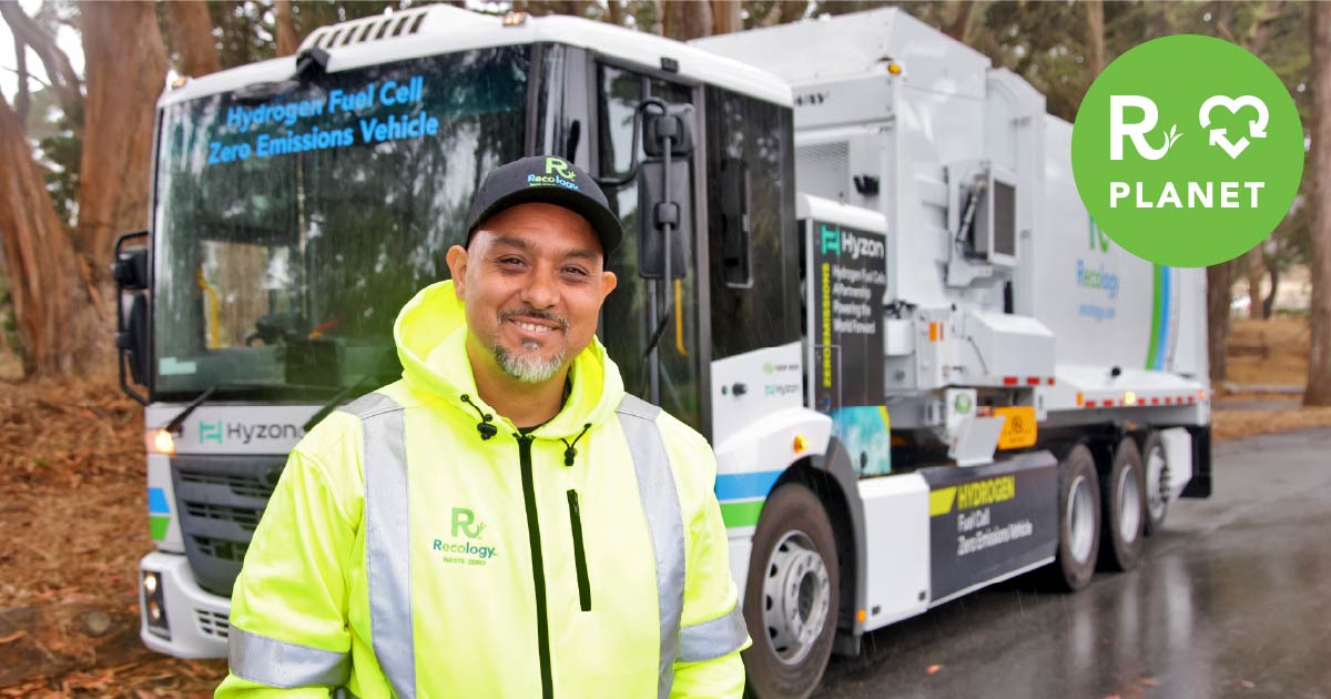 Last year, we became the first waste and recycling company in North America to pilot a hydrogen fuel cell-powered electric refuse collection truck! We’re excited to continue advancing sustainable operations while we focus on making the best use of energy to get the job done.