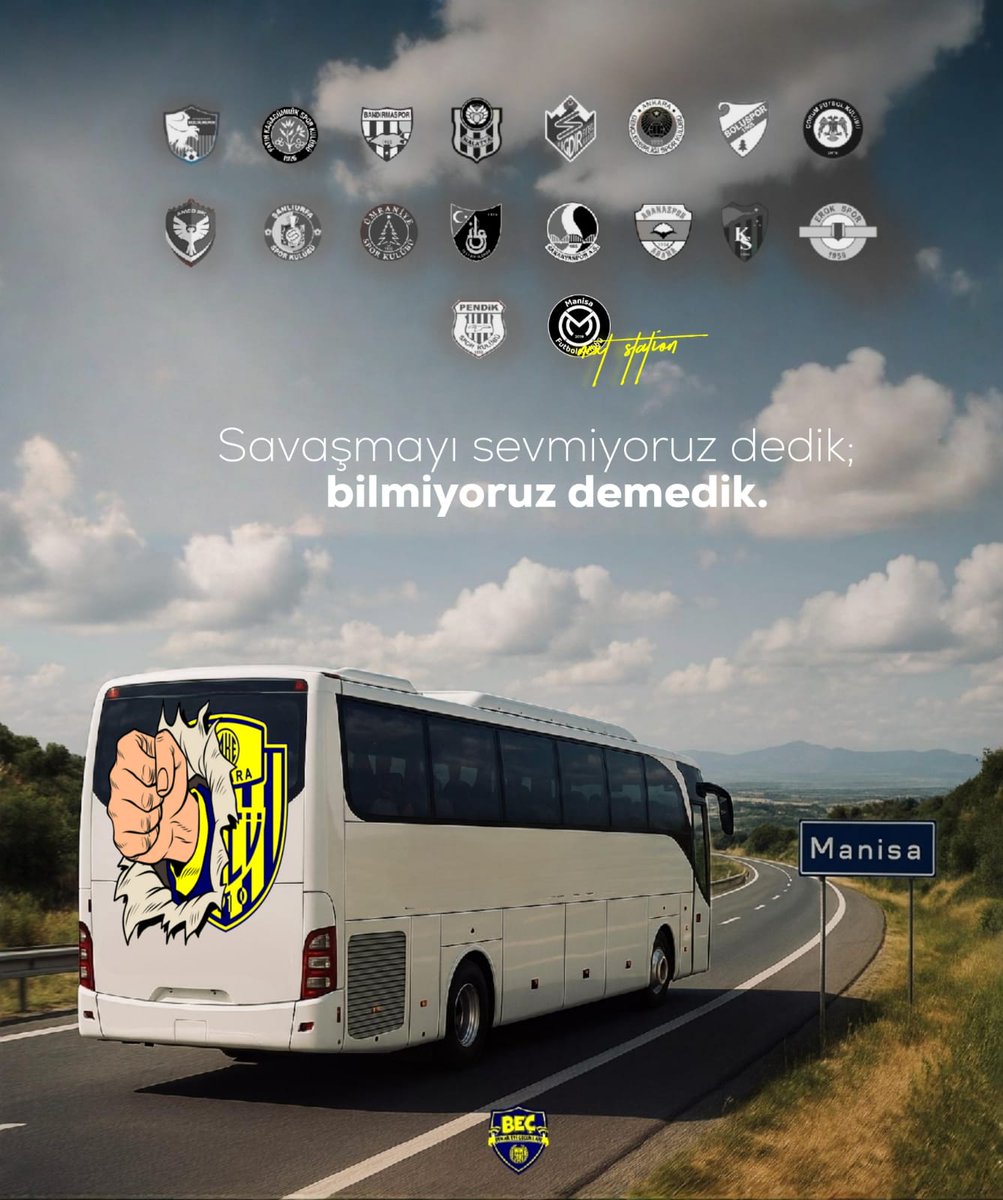 PEŞİNDEN GELMEDİ Mİ BU TARAFTAR?

BEÇ ON TOUR! #Manisa
90 dakika biz tribünde, siz sahada! <a href="/Ankaragucu/">MKE Ankaragücü</a>