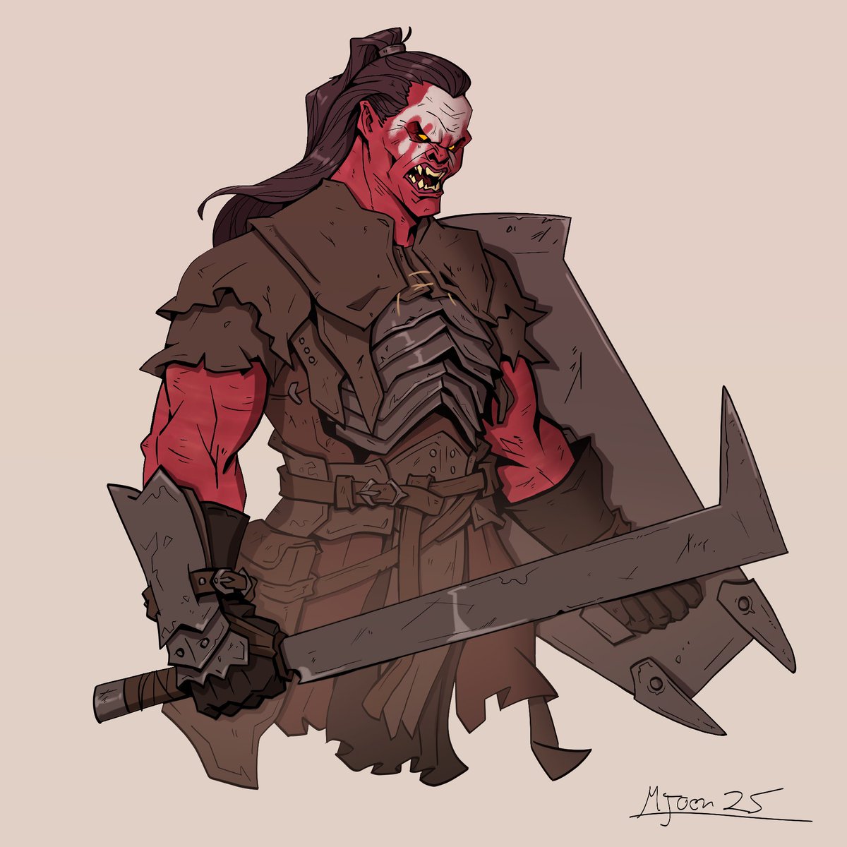 KyleMjoenArt's tweet photo. Another IPad sketch, the captain of the uruks!
#urukhai #lordoftherings #lotr #ipad #clipstudiopaint #sketch #drawing #isengard #lurtz #middlearth #tolkien #monster #digitalart #fanart #art https://t.co/YYsrRB1g04