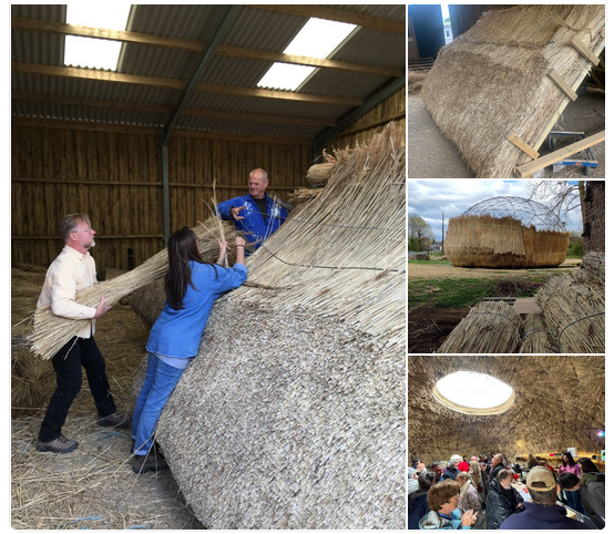 Screenshot from our <a href="/LinkedIn/">LinkedIn</a> page - thatching summer school led by Charles Chalcraft in June. 

#thatching #heritage #conservation #buildings #traditionalskills #Training #Devon