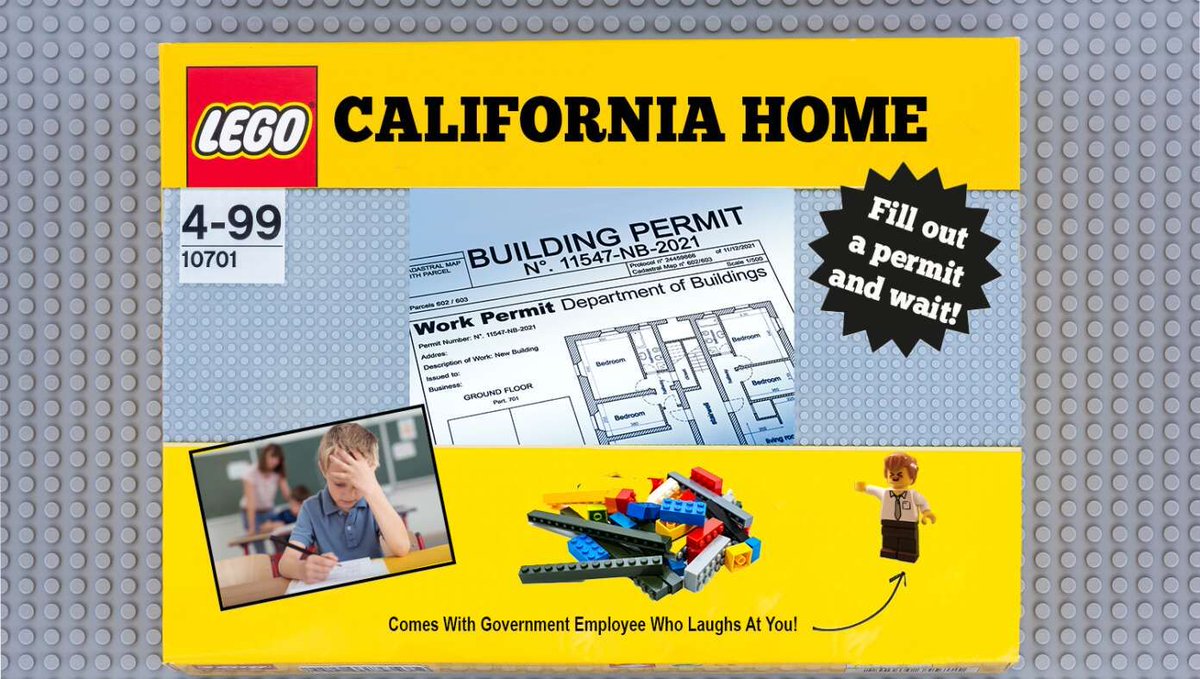 Lego Introduces ‘California Home’ Set Where Kids Fill Out Permit And Wait 2 Years For Approval buff.ly/gcvUAFm