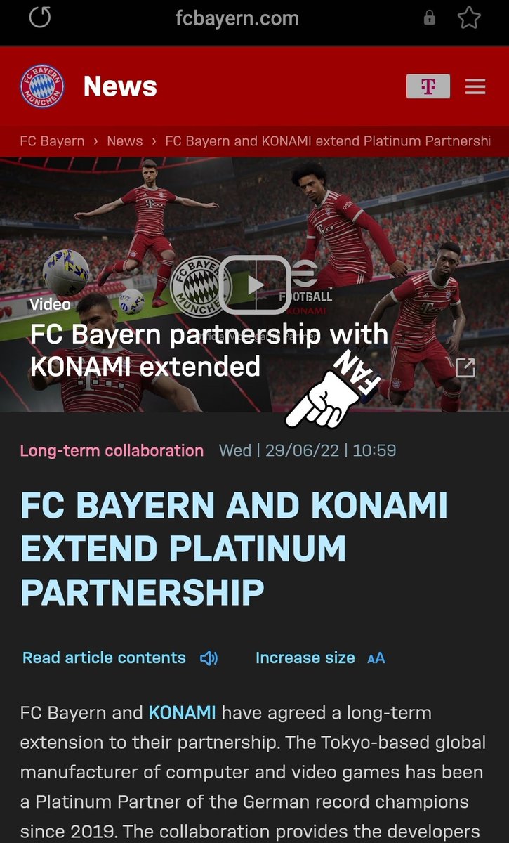 Bayern Munich 🔚
Borussia Dortmond🔙

Reminder; Konami's contract with Bayern Munich ends on June 29th... There is a high possibility that Bayern will sign a contract with EA and Dortmund with Konami, like in 2016!

#eFootball #eFootball2025