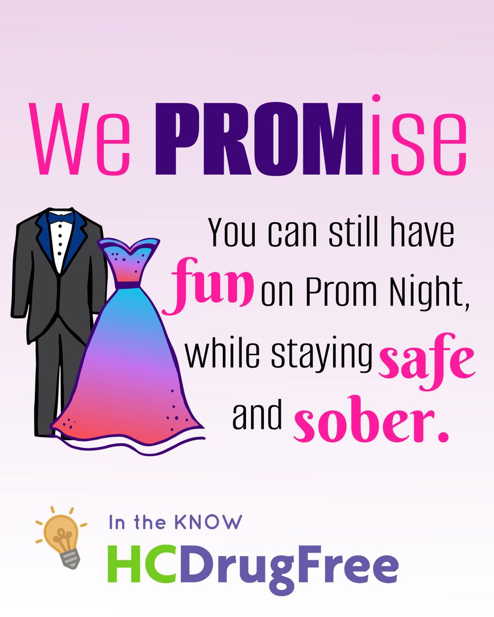 HCdrugfree's tweet image. Are you In the KNOW about staying safe on Prom night? Prom is a time to celebrate—make it a night to remember for all the right reasons. Stay safe, stay sober, and look out for your friends! 🪩 💃 🕺 

#promsafety #prom #soberfun #howardcountymd #hocomd #columbiamd #ellicottcity
