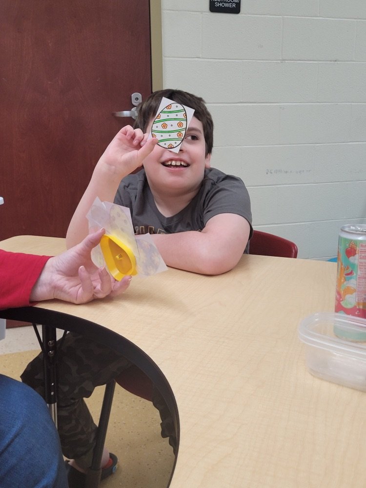 Mrs. Peltier's class played an egg-themed game of Go Fish! The students had fun working on turn taking, matching and strategy!