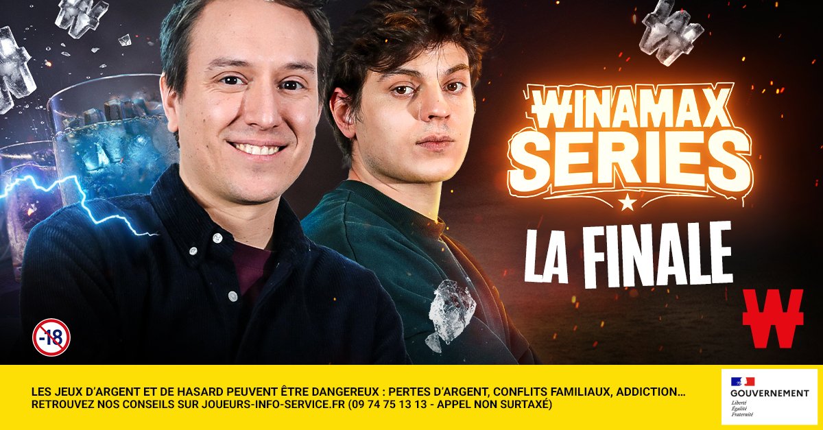 Winamax Poker 🔞 (@winamax) on Twitter photo ⚡ De grands Day 3 vous attendent ce soir ! <a href="/zChance44/">zChance44</a> et <a href="/GerarMendujeu/">guenan flavien</a> sur le 3 Million Event des Winamax Series, <a href="/RomainLewis/">Romain Lewis</a> et Leo Soma sur le WSOP-C Online Event : c'est à suivre ce soir en stream sur Dailymotion avec <a href="/PoncePax/">PonceP</a> et <a href="/Londam97/">Londam</a>.
Oui, Dailymotion : ⚡ De grands Day 3 vous attendent ce soir ! <a href="/zChance44/">zChance44</a> et <a href="/GerarMendujeu/">guenan flavien</a> sur le 3 Million Event des Winamax Series, <a href="/RomainLewis/">Romain Lewis</a> et Leo Soma sur le WSOP-C Online Event : c'est à suivre ce soir en stream sur Dailymotion avec <a href="/PoncePax/">PonceP</a> et <a href="/Londam97/">Londam</a>.
Oui, Dailymotion :