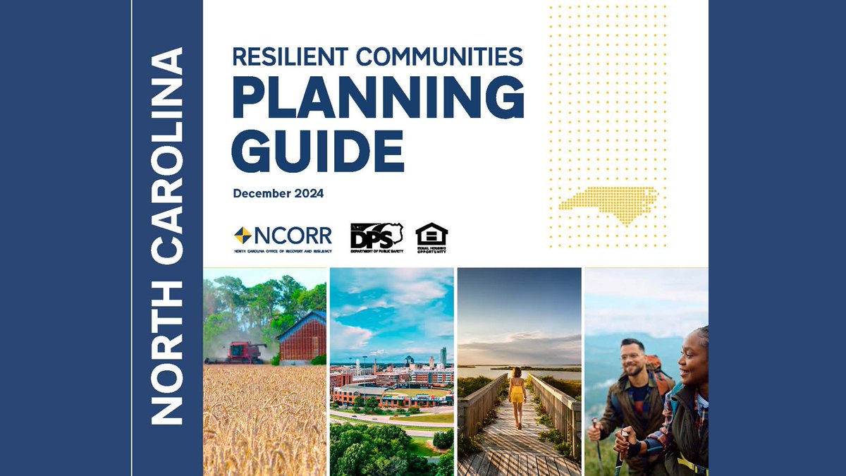 NCORR (@ncorr_gov) on Twitter photo Coming up on #EarthDay2025! 🌎 #NCORR continues to do our best for the environment and to build future resilience. 💚
We released the NC Resilient Communities Planning Guide to help local leaders plan for natural hazards. Check it out ➡️ resilientplanning.nc.gov
<a href="/NCPublicSafety/">NC Public Safety</a> Coming up on #EarthDay2025! 🌎 #NCORR continues to do our best for the environment and to build future resilience. 💚
We released the NC Resilient Communities Planning Guide to help local leaders plan for natural hazards. Check it out ➡️ resilientplanning.nc.gov
<a href="/NCPublicSafety/">NC Public Safety</a>