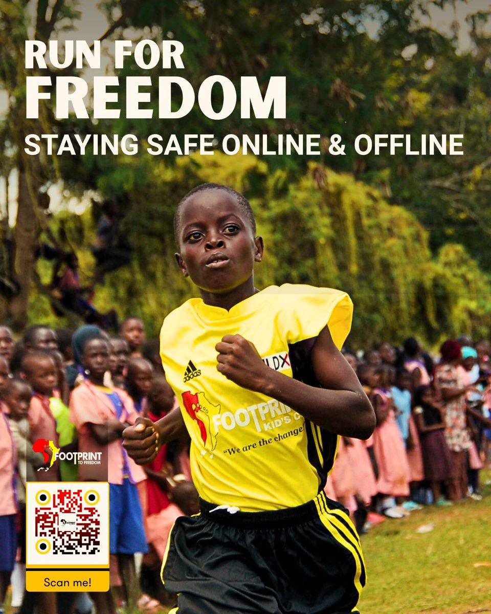 FootprintFreedo's tweet photo. Run for Freedom,
Staying Safe Online & Offline!
#HumanTraffickingPrevention #ChildProtection #FootprintToFreedom #ChildX https://t.co/wS9vrXK9FV