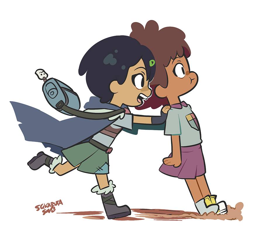 Just a lil cool-down chibi drawing of Anne and Marcy.
-
#amphibia #fanart