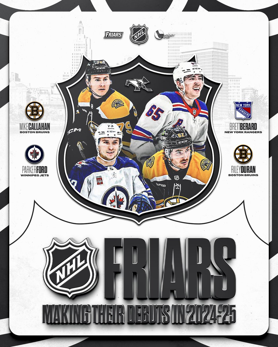 As the NHL regular season wraps up tonight, a big shoutout to the four former Friars that made their NHL debuts this season!

#ProFriars