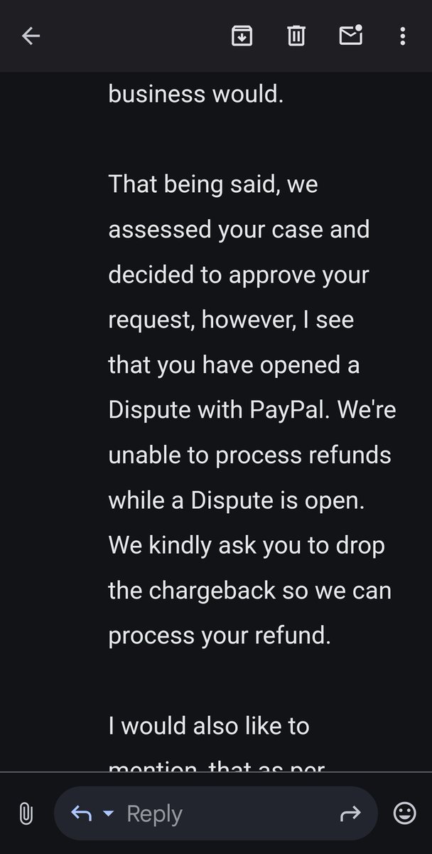 Hey <a href="/envato/">Envato</a>-so before I filed the <a href="/PayPal/">PayPal</a> dispute, y'all were ignoring me, demanding screenshots of a public support thread that's literally on the product page for the whole world to see... but now if I drop the chargeback, you'll refund me? 🖕🏽

More bullying. More manipulation