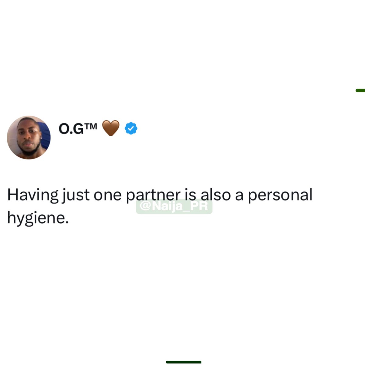 Michaelgent45's tweet image. Personal hygiene to maintain