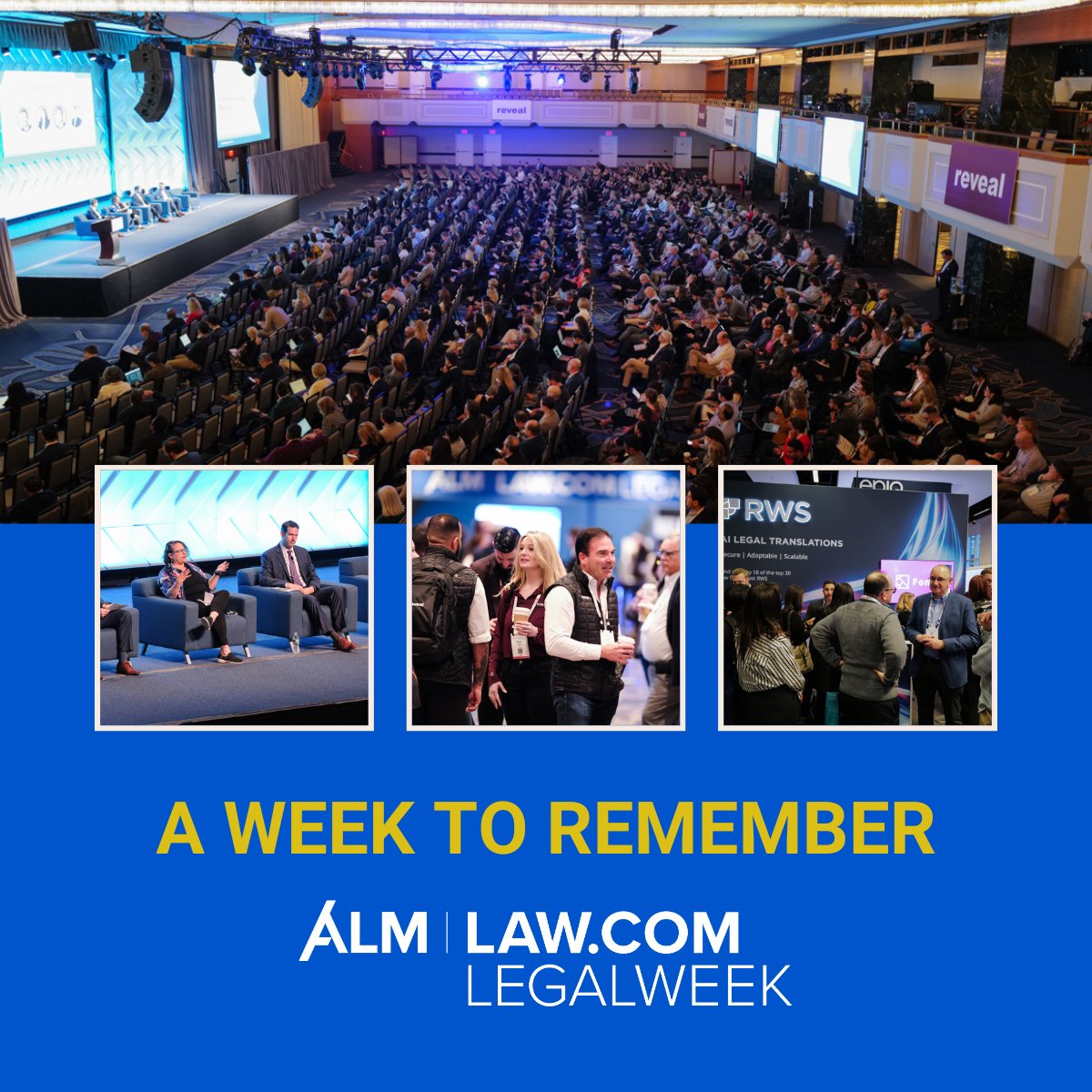 Legalweek Show (@legalweekshow) on Twitter photo A week of inspiration! 🎉 #Legalweek25 brought panels, GenAI insights, tech demos, & meaningful connections. From fresh ideas to takeaway swag, it was everything we dreamed of. #LegalTech #LegalInnovation A week of inspiration! 🎉 #Legalweek25 brought panels, GenAI insights, tech demos, & meaningful connections. From fresh ideas to takeaway swag, it was everything we dreamed of. #LegalTech #LegalInnovation