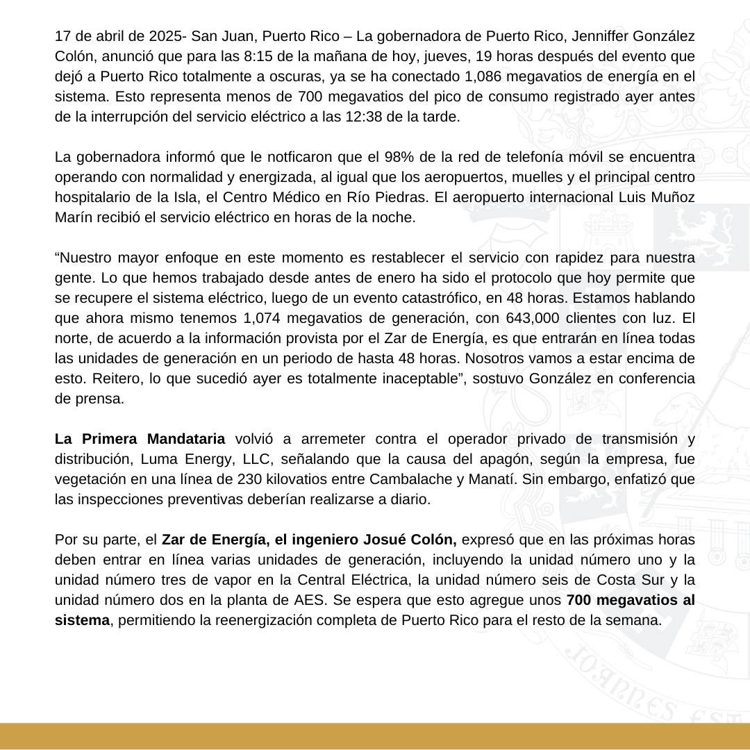 Jenniffer González tweet media