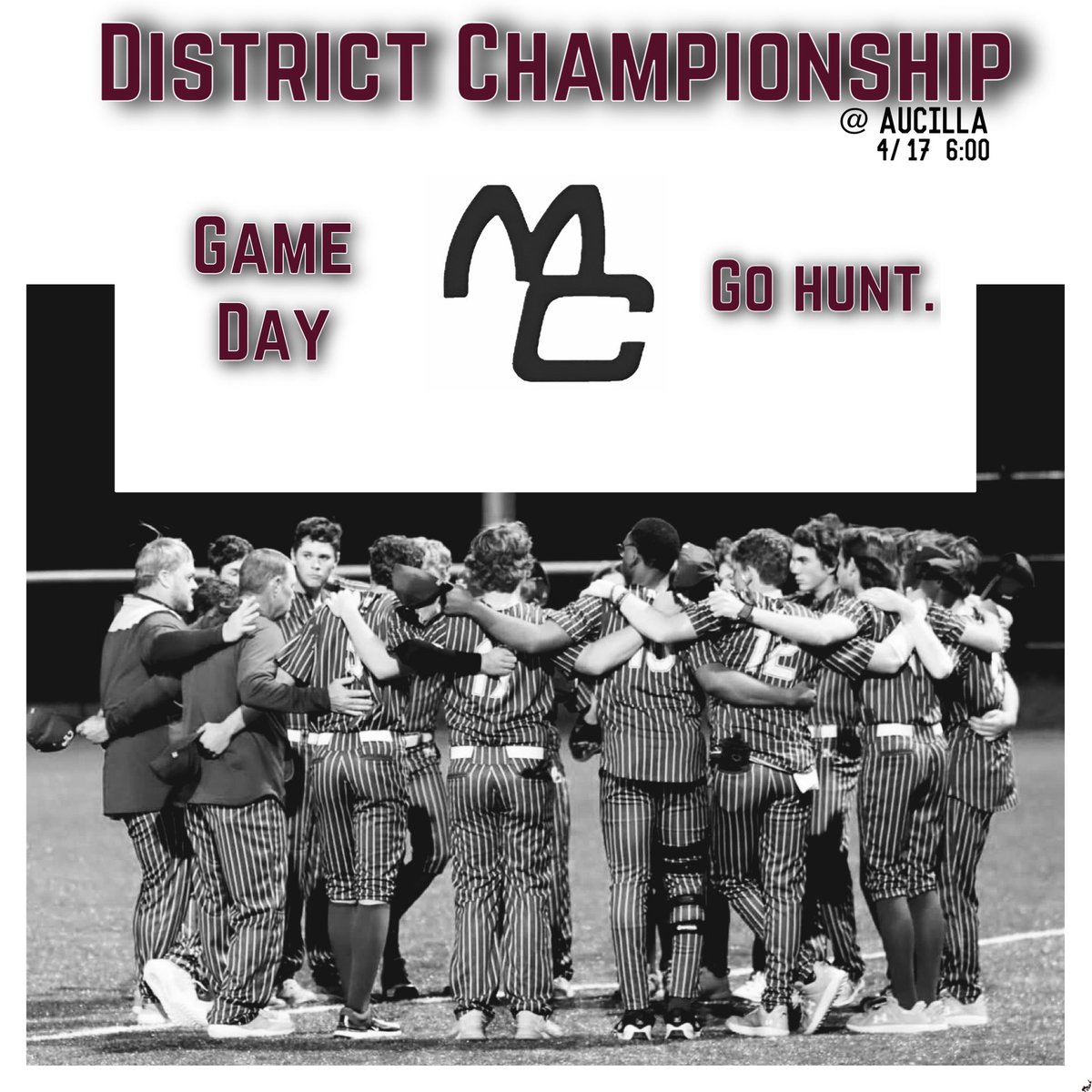 _MCHSBaseball's tweet image. Cowboys vs Warriors for a district title! First pitch is set for 6:00.