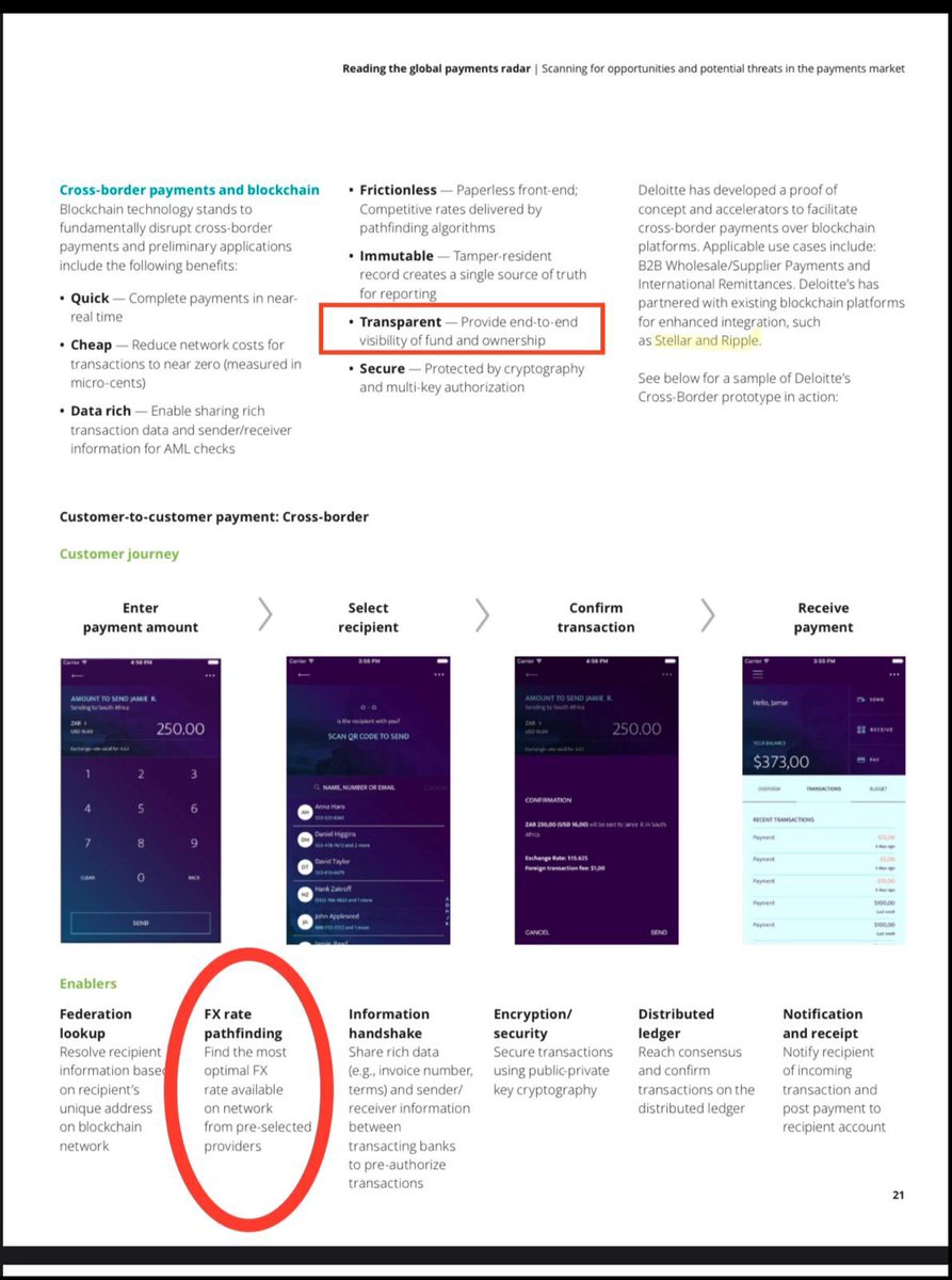 Remember, Deloitte developed a blockchain-based cross-border payment app integrated with Ripple and Stellar.✅