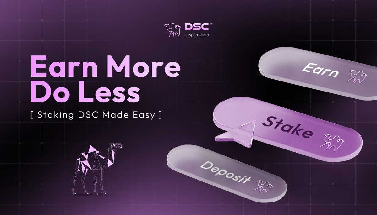 😴💸 Staking now  🚀

Put your stablecoins to work and enjoy passive income 24/7 with zero market stress. With staking, your money grows—even while you sleep!

✅ Fixed-value stability
✅ Daily rewards
✅ Secure &amp; transparent on-chain staking
✅ No price volatility risk
#DSC