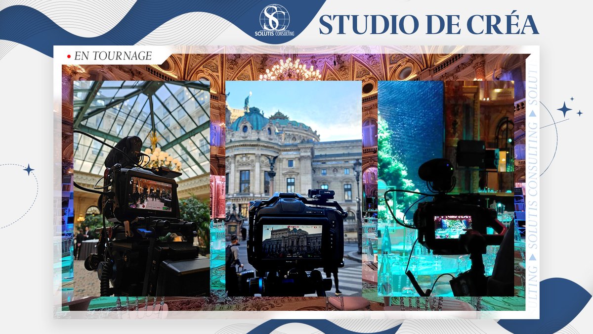 🎥 Captation, tournage ITV, post-production, habillage, supports diffusés, ...
👏 Bravo à toute l'équipe pour cette semaine intense, sur un événement au cœur de Paris !