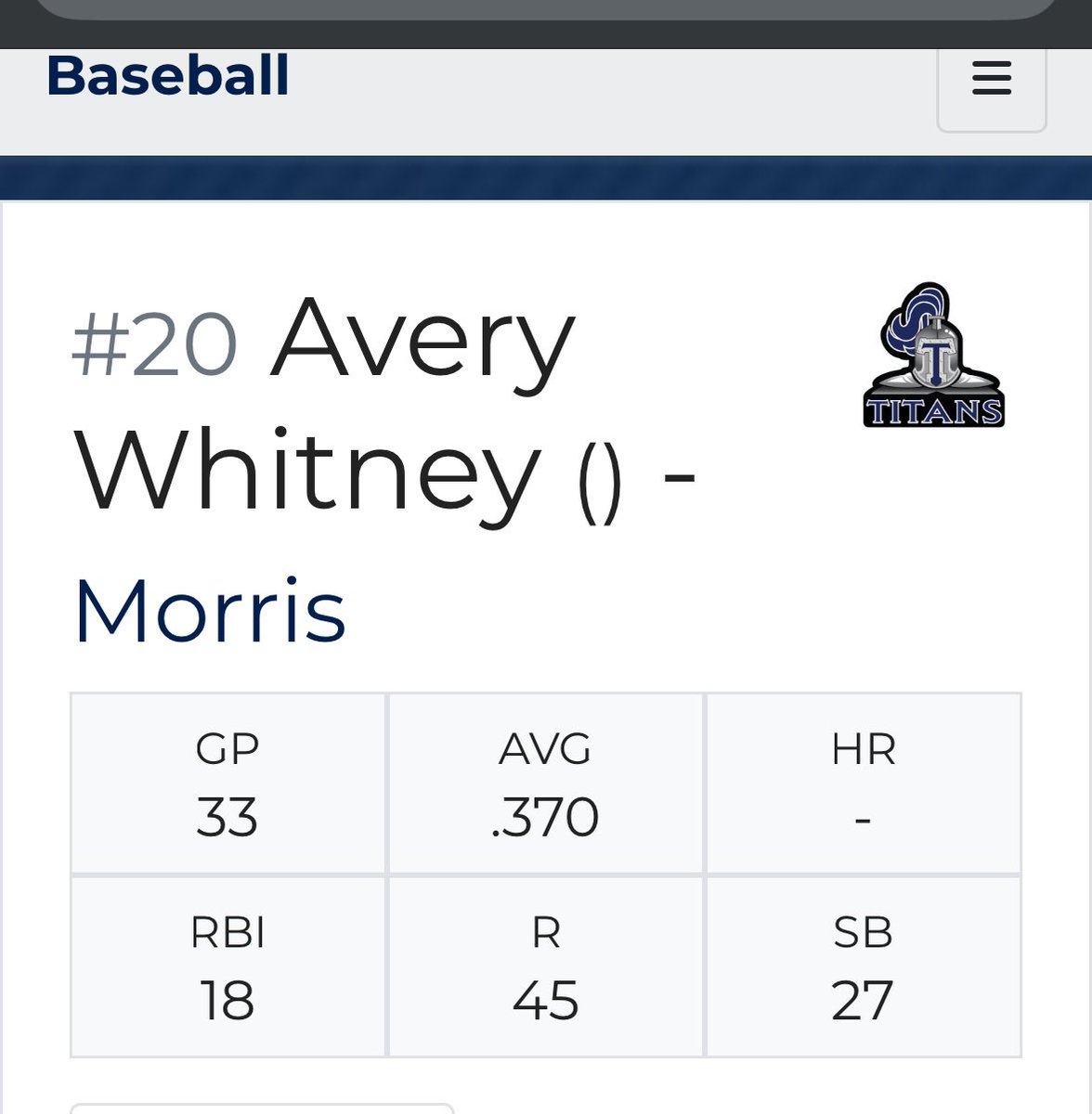 Great team win yesterday against Bergen CC. Went 4-5 with four singles. Below is also my stats so far as we head into the final stretch of the season: