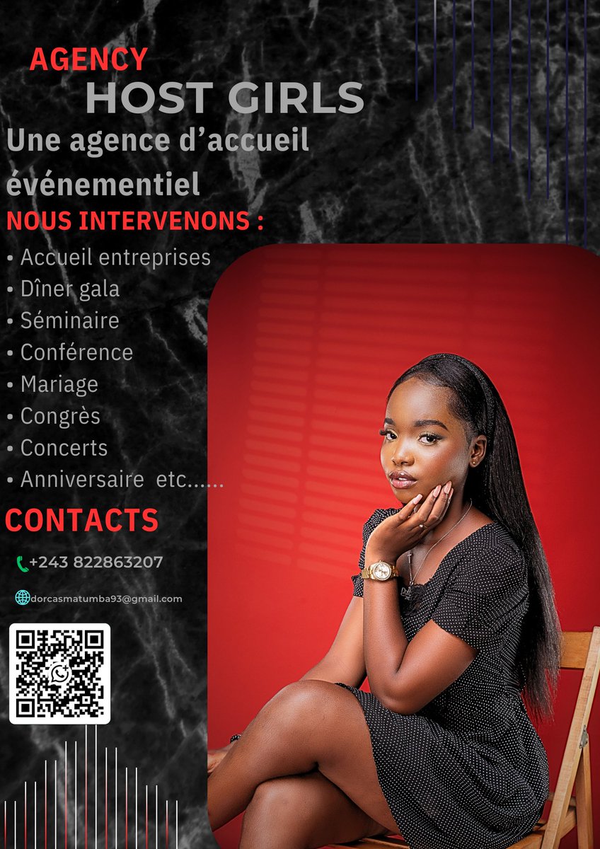 DorcasMatu96726's tweet photo. Découvrez nos services d'hôtesses d'Accueil  evenementiel 😊
N'existez pas a nous contacter,  merci !! https://t.co/l7rksmgwQP