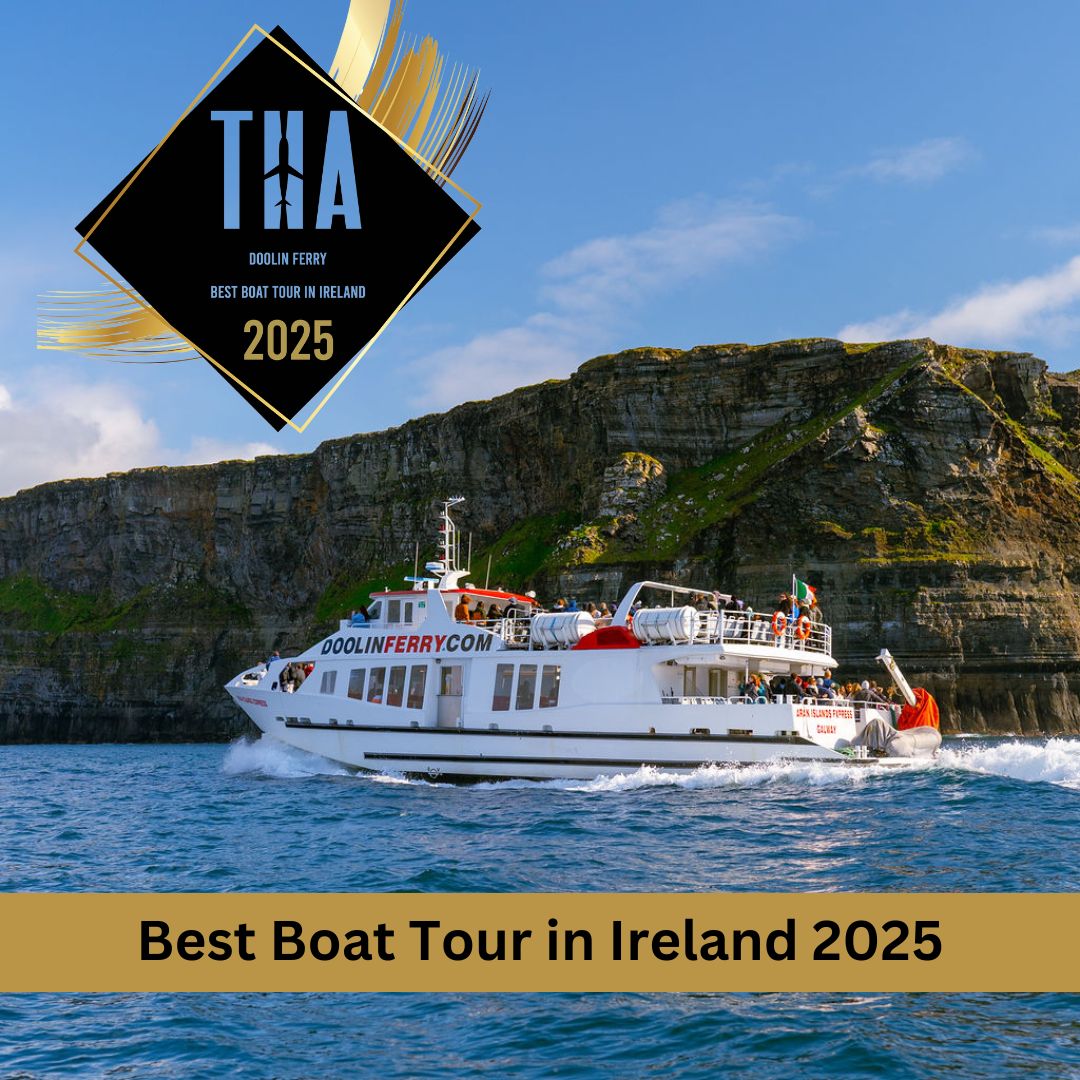 Doolin Ferry Co (@doolinferry) on Twitter photo Doolin Ferry has been named Best Boat Tour in Ireland 2025 by the Travel & Hospitality Awards! From breathtaking cruises beneath the Cliffs of Moher to unforgettable trips to the Aran Islands, <a href="/DoolinFerry/">Doolin Ferry Co</a>
offers the perfect way to experience Irelandโs Wild Atlantic Way! Doolin Ferry has been named Best Boat Tour in Ireland 2025 by the Travel & Hospitality Awards! From breathtaking cruises beneath the Cliffs of Moher to unforgettable trips to the Aran Islands, <a href="/DoolinFerry/">Doolin Ferry Co</a>
offers the perfect way to experience Irelandโs Wild Atlantic Way!