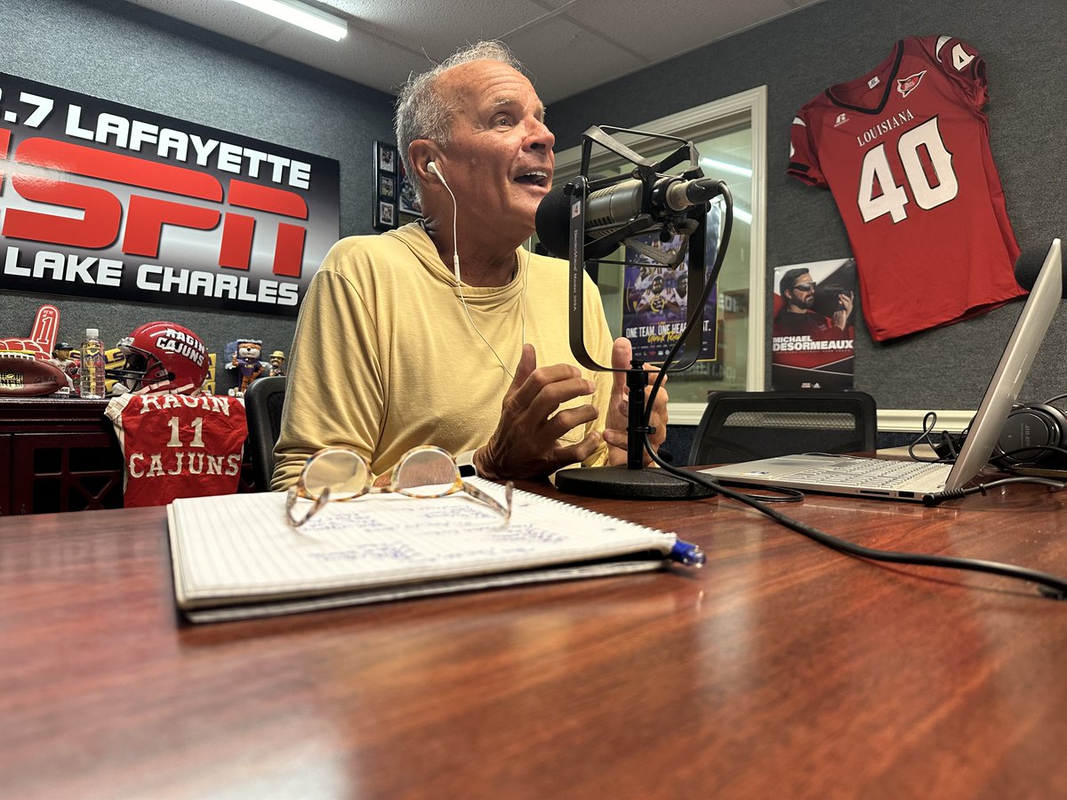ESPN-Southwest Louisiana (@espn_swla) on Twitter photo 🚨A Thursday edition of The Jordy Hultberg Show with <a href="/JohnJHendrix/">John Hendrix</a>, <a href="/YahooSchwab/">Frank Schwab</a> & <a href="/marketheridge/">Mark Etheridge</a>🚨
audiomack.com/espn-southwest… 🚨A Thursday edition of The Jordy Hultberg Show with <a href="/JohnJHendrix/">John Hendrix</a>, <a href="/YahooSchwab/">Frank Schwab</a> & <a href="/marketheridge/">Mark Etheridge</a>🚨
audiomack.com/espn-southwest…