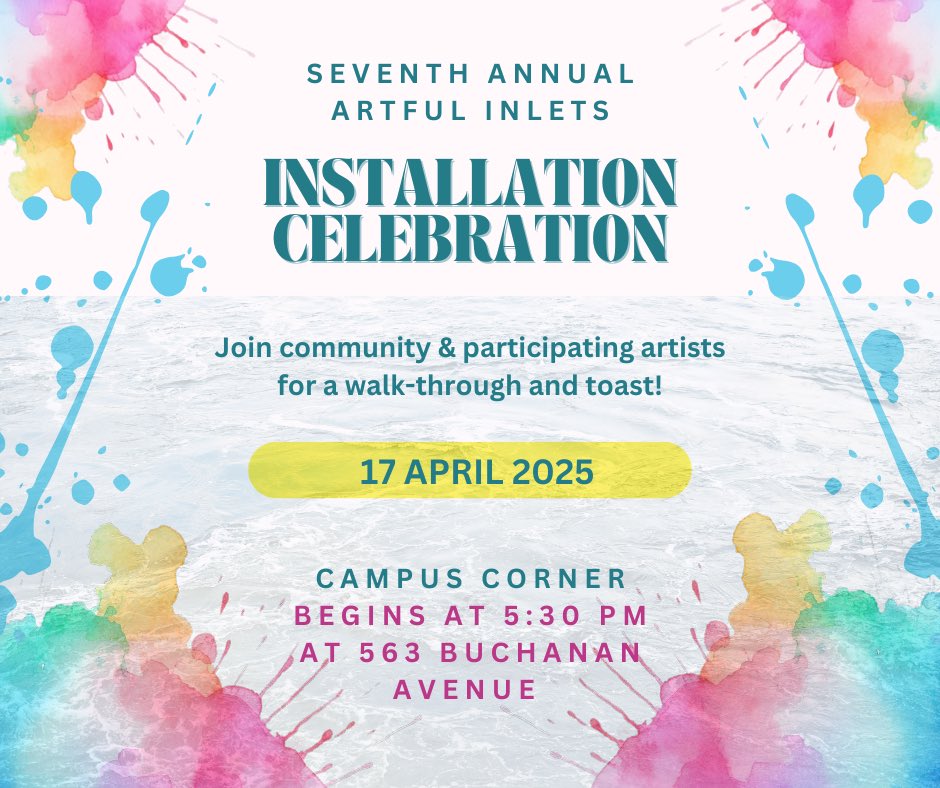 cityofnormanok's tweet photo. TODAY! 🗓️🎨💧

Join us for a celebratory walk-through and visit with the talented artists behind the Seventh Annual Artful Inlets Installation. The fun kicks off at 5:30 PM on Campus Corner!🎉 

LEARN MORE: https://t.co/fUpi5Zti91

#NormanOk #GreenNorman #CommunityCollaborations https://t.co/YLJLsZzWFb