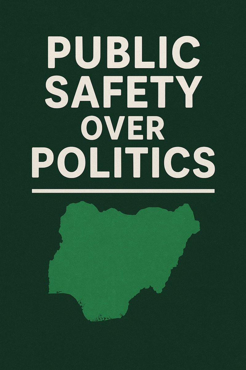 Our communities are bleeding while politics takes center stage. It's time to prioritise Public Safety Over Politics across Nigeria’s 774 LGAs. Security isn’t a campaign promise It is a human right. We must demand action, not slogans. Safe schools, roads, and farms can’t wait.