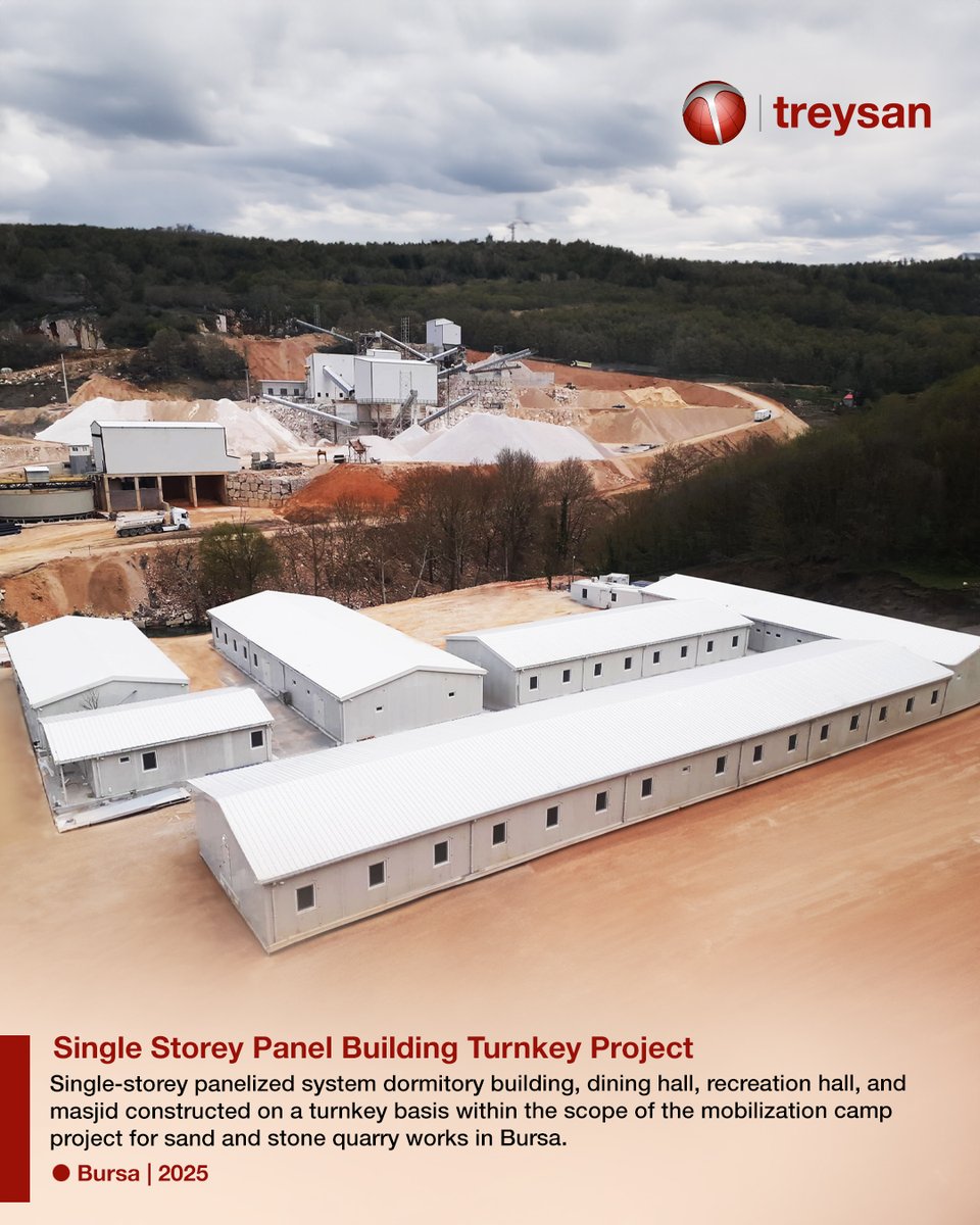 treysanpref's tweet image. Treysan, anahtar teslim modüler çözümleriyle sahada fark yaratmaya devam ediyor.

Treysan continues to make a difference with its turnkey modular solutions.

#Treysan #ModularBuildings #PrefabricatedSolutions #PanelSystem #ConstructionProjects #TurnkeySolutions #MobilizationCamp