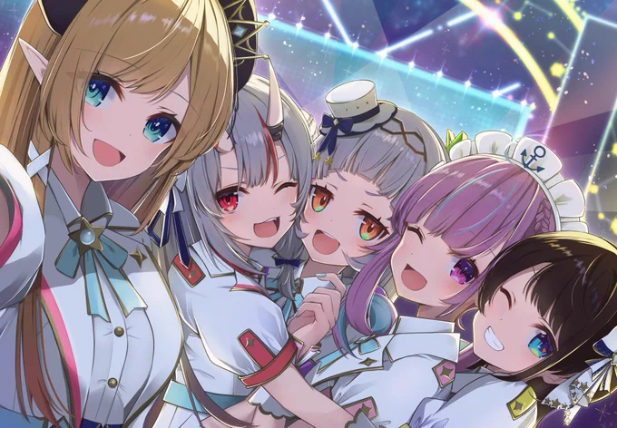 みんなに出会えてよかった…(1枚目は未完成) 