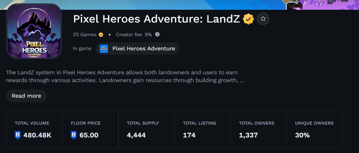 Last time I checked, there were 400 total listings. 

Now, only 174 are listed. 

People will soon realize PHA will solve P2E. LFG!