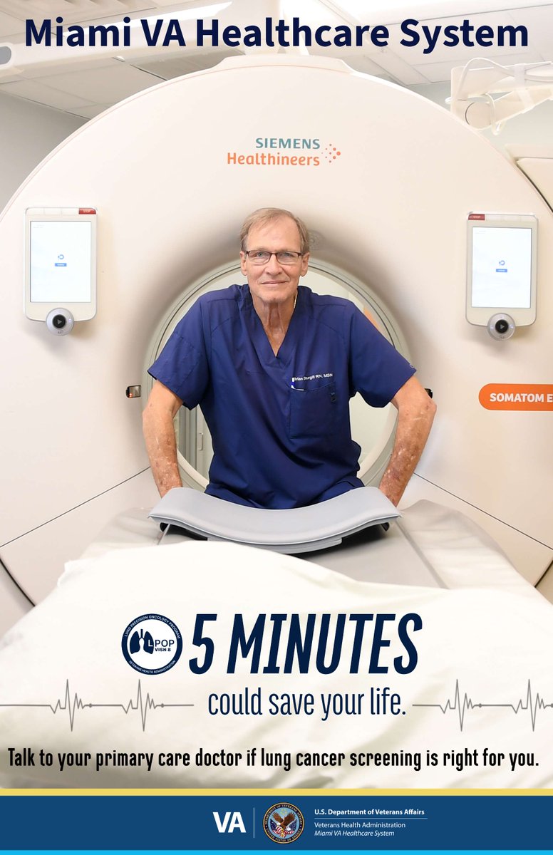 Miami VA (@miamivamc) on Twitter photo 5 Minutes could save your life! Talk to your primary care doctor if lung cancer screening is right for you. 5 Minutes could save your life! Talk to your primary care doctor if lung cancer screening is right for you.