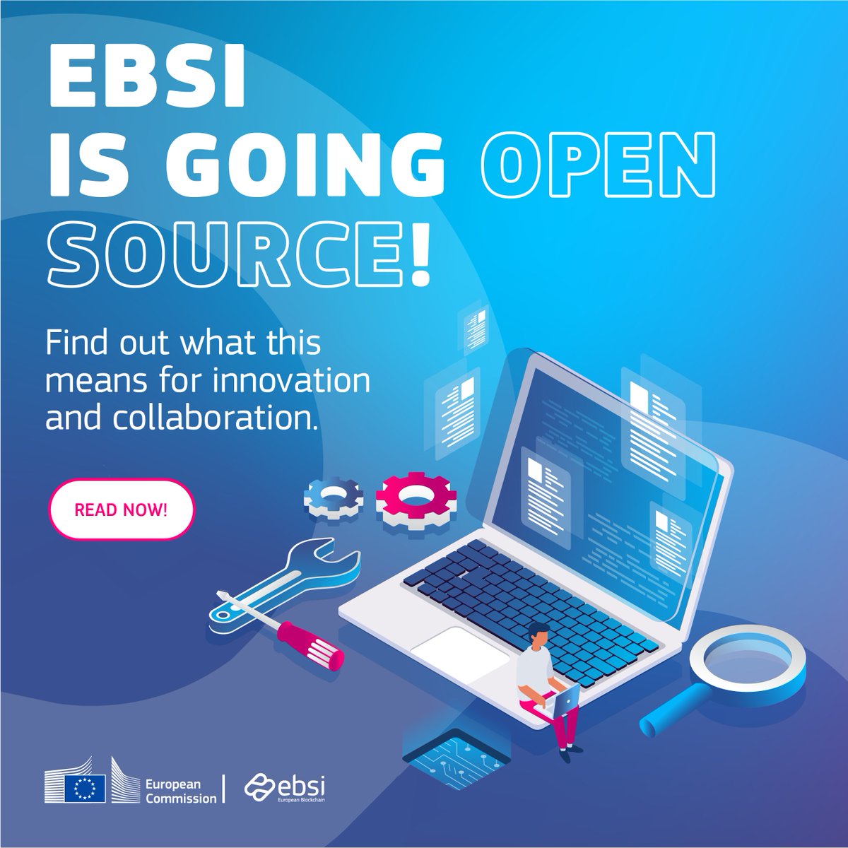 🚀 EBSI is going open source! 🚀

The European Blockchain Services Infrastructure (EBSI) is now open-source under the EUPL, supporting the EC’s open-source agenda. 

More transparency, collaboration &amp; innovation in blockchain!

🔗 Read more: ec.europa.eu/digital-buildi…