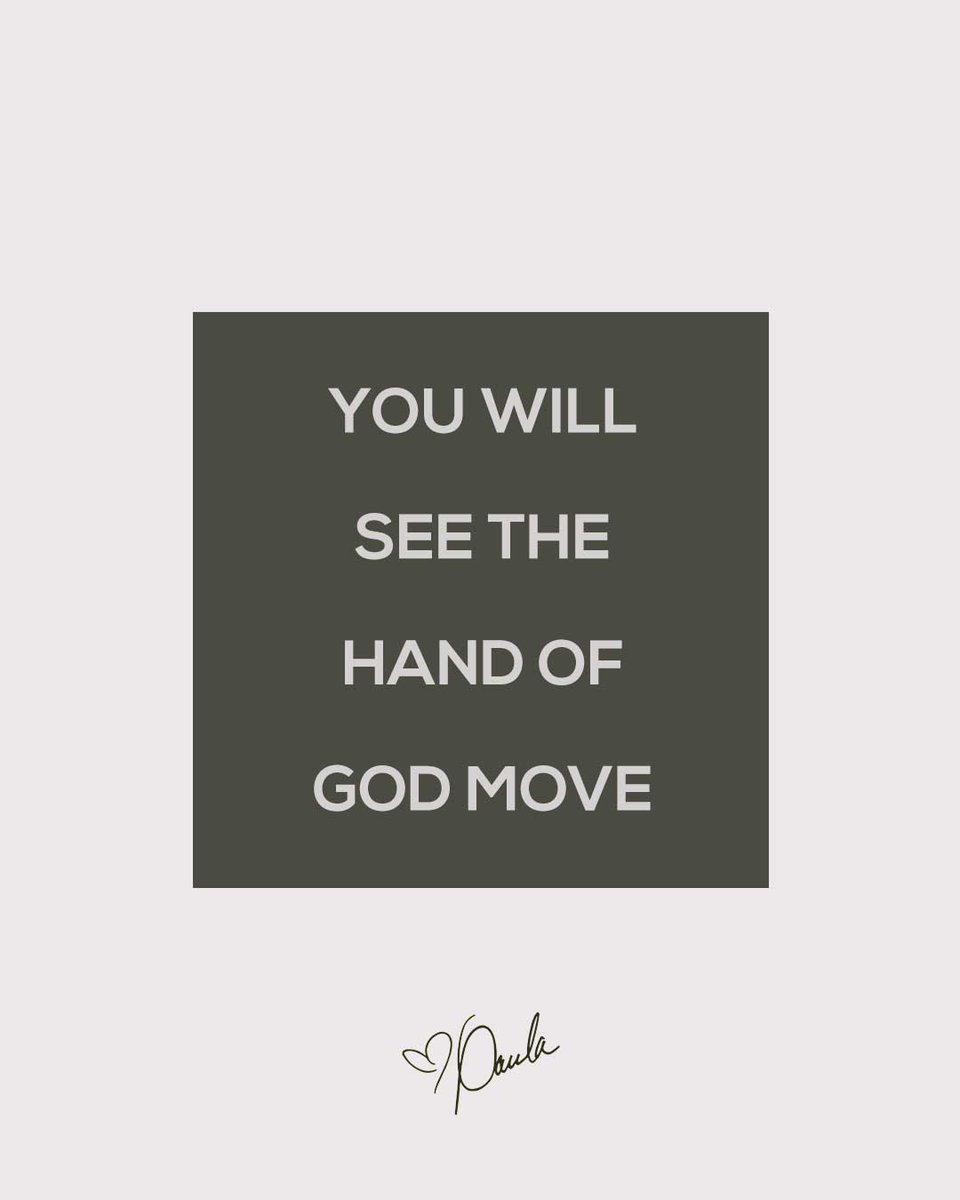 I declare in faith that you will see the hand of God move mightily on your behalf! Believe with me 🙏