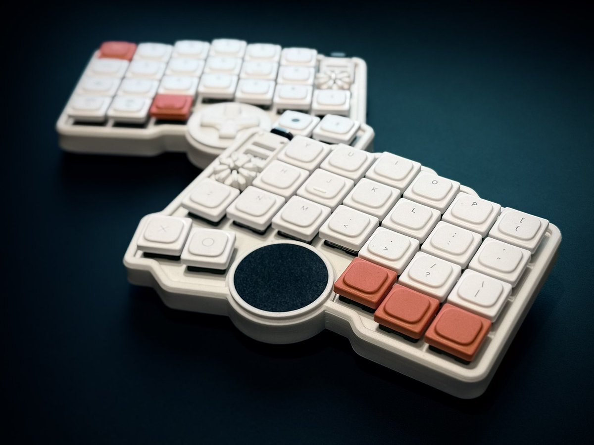 Lalapadキット 本体(白) 初めての自作キーボード【Lalapad】｜魔王