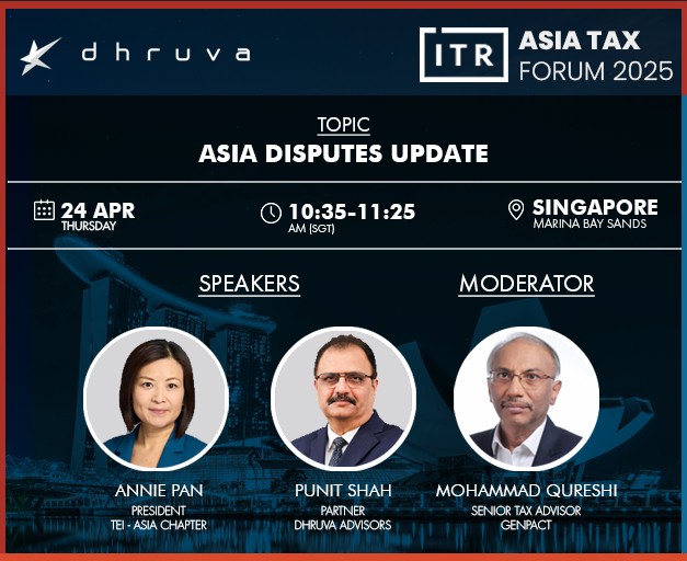 Dhruva Advisors LLP (@dhruvaadvisors) on Twitter photo Join us for an insightful discussion on the evolving landscape of tax disputes across the region at the โ๐๐๐ถ๐ฎ ๐๐ถ๐๐ฝ๐๐๐ฒ๐ ๐ฃ๐ฎ๐ป๐ฒ๐นโ during the ๐๐ง๐ฅ ๐๐๐ถ๐ฎ ๐ง๐ฎ๐
๐๐ผ๐ฟ๐๐บ ๐ฎ๐ฌ๐ฎ๐ฑ.
For more details on the ITR Forum click here - rb.gy/9ieqcc Join us for an insightful discussion on the evolving landscape of tax disputes across the region at the โ๐๐๐ถ๐ฎ ๐๐ถ๐๐ฝ๐๐๐ฒ๐ ๐ฃ๐ฎ๐ป๐ฒ๐นโ during the ๐๐ง๐ฅ ๐๐๐ถ๐ฎ ๐ง๐ฎ๐
๐๐ผ๐ฟ๐๐บ ๐ฎ๐ฌ๐ฎ๐ฑ.
For more details on the ITR Forum click here - rb.gy/9ieqcc