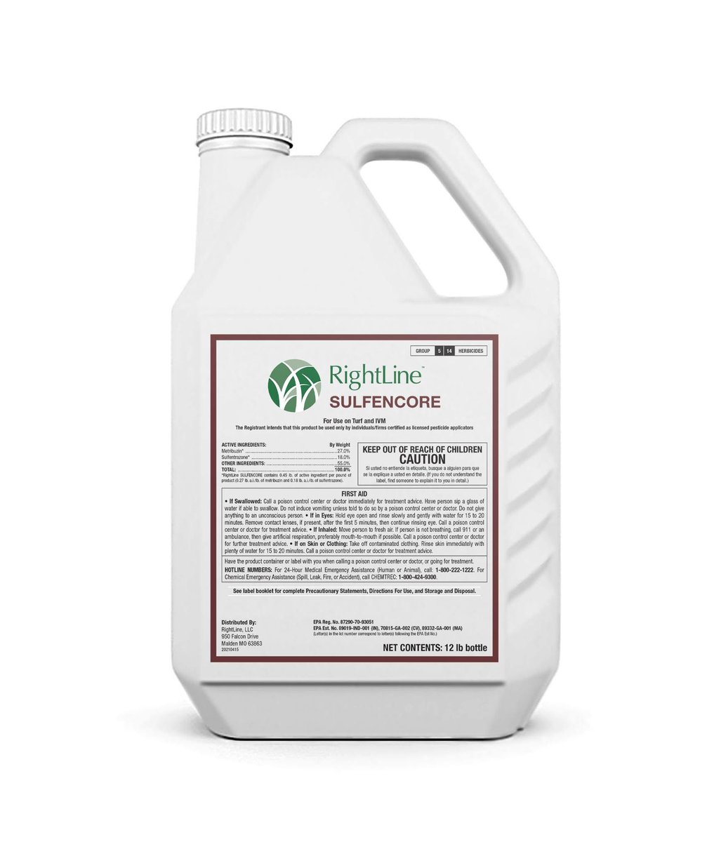 RightLine LLC (@rightlinellc) on Twitter photo 🛡️ When You Need a Proven Combo
SULFENCORE™ delivers fast and effective control of goosegrass, nutsedge, and over 50 other tough weeds.
This post-emergent solution combines Sulfentrazone + Metribuzin and is ideal for bermudagrass on golf courses, sports fields, and commercial 🛡️ When You Need a Proven Combo
SULFENCORE™ delivers fast and effective control of goosegrass, nutsedge, and over 50 other tough weeds.
This post-emergent solution combines Sulfentrazone + Metribuzin and is ideal for bermudagrass on golf courses, sports fields, and commercial