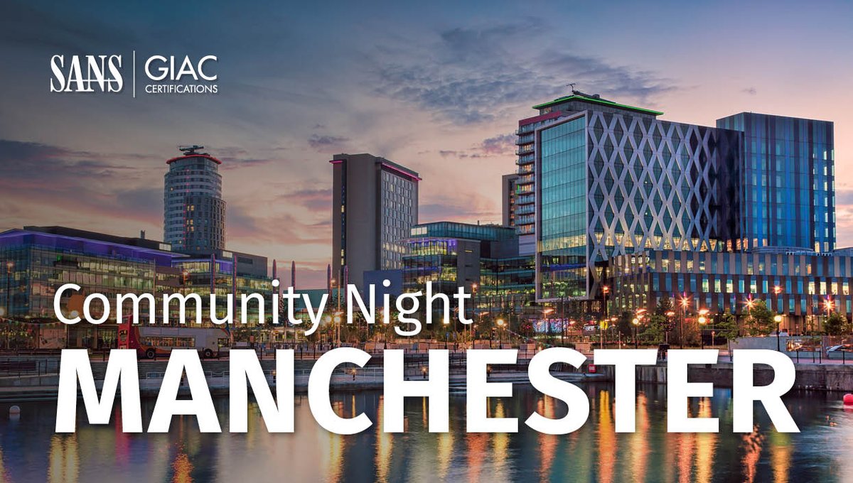 #Cybersecurity gets the spotlight — but what about physical security? 🔦

Join us this May in Manchester for a #SANSCommunityNight with <a href="/MitropoulosNick/">Nick Mitropoulos</a>

Secure your place 🎟️ → sans.org/u/1ATx

#SANSTraining #London