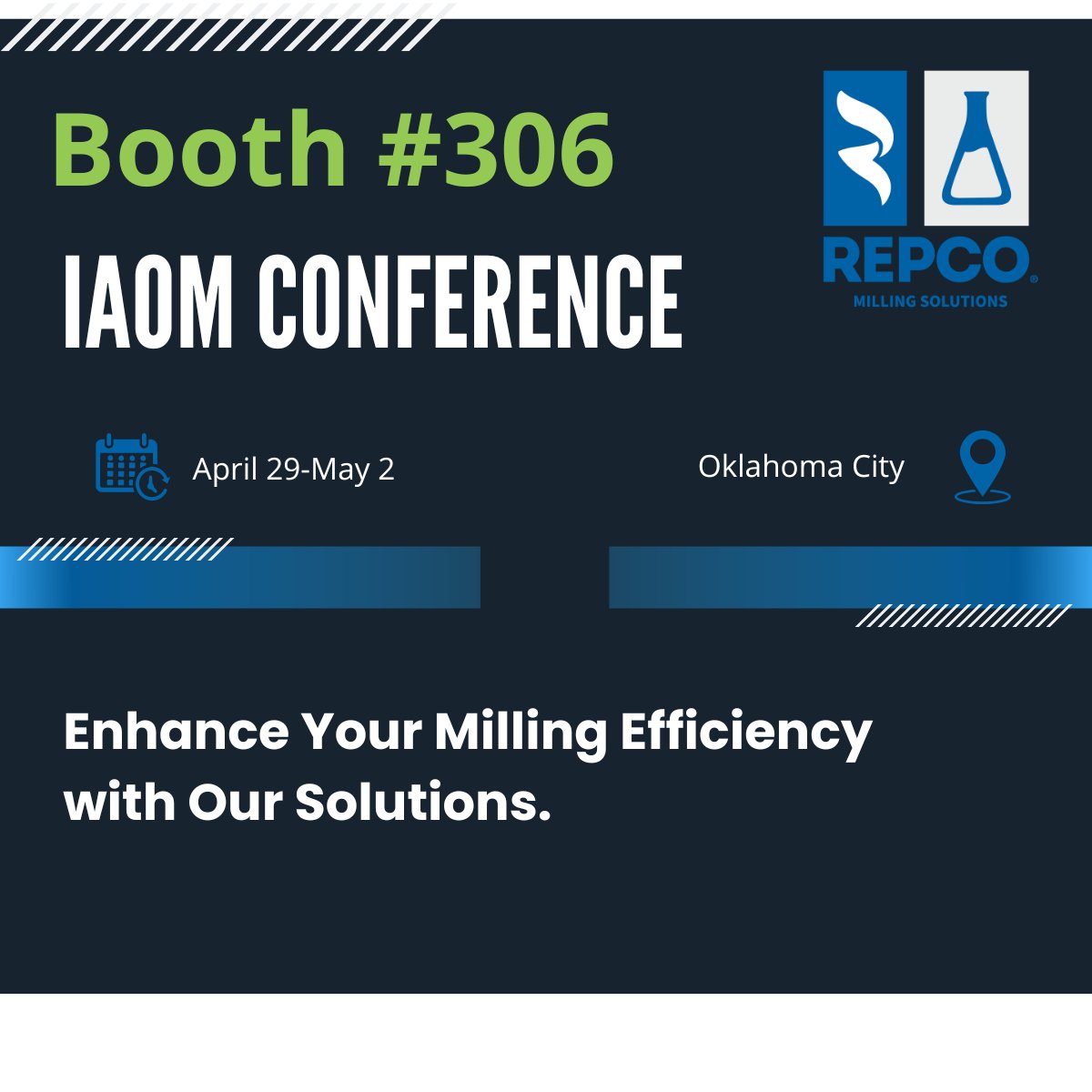 Consistent product quality is crucial in milling. Our dependable chlorine systems are designed to meet your specific needs, ensuring optimal performance. 

Join us at the IAOM Conference &amp; Expo, Booth #306, to explore how our solutions can enhance your production processes.