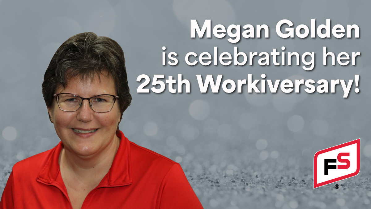 Central_ON_FS's tweet photo. Megan Golden, our Guelph Hwy 24 Manager, DEF Pricing, Distribution and Logistics is celebrating her 25th Workiversary! Please join us in congratulating her on this amazing milestone! #FSproud #FSDEF https://t.co/FCTcuGqIDD