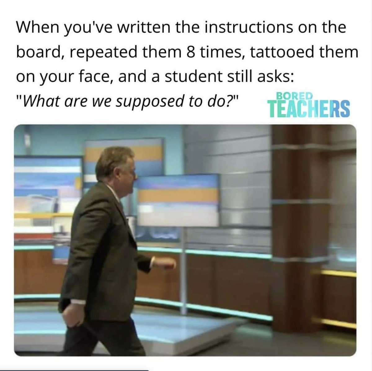 Bored_Teachers's tweet photo. ✌️ https://t.co/MGQJMFG8KH