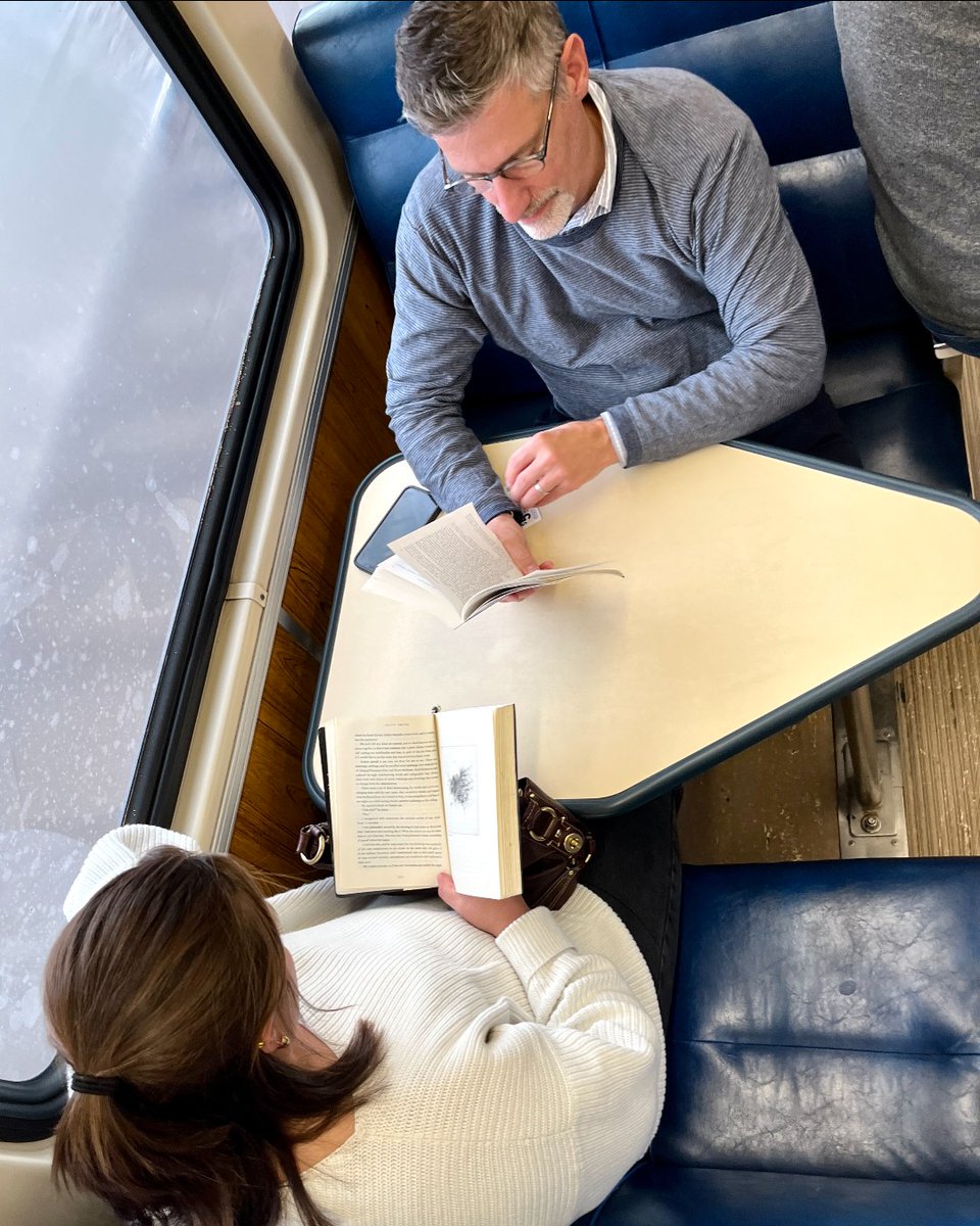 Books, views, and no traffic blues! 📖✨ Ride, read, and relax with CTrail. 🚂

#CTrail #HartfordLine #RailFans #TrainTravel