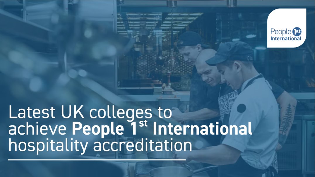 We’re pleased to announce the latest UK vocational colleges recognised by our hospitality accreditation scheme! 🏆 These colleges are providing top-notch training that meets industry needs and benefits learners. 

people1st.co.uk/news/building-…

#HospitalityIndustry #VocationalEducation